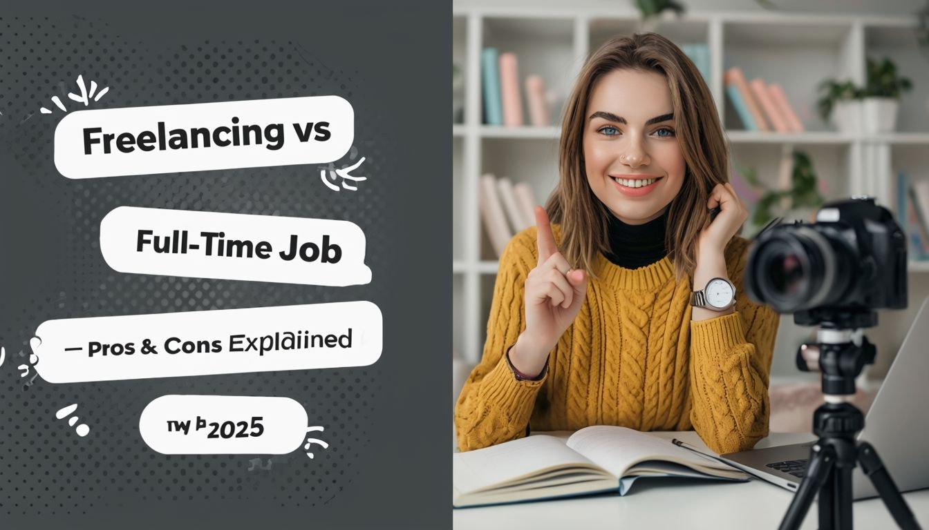Freelancing vs Full-Time Job – Pros & Cons Explained in 2025
